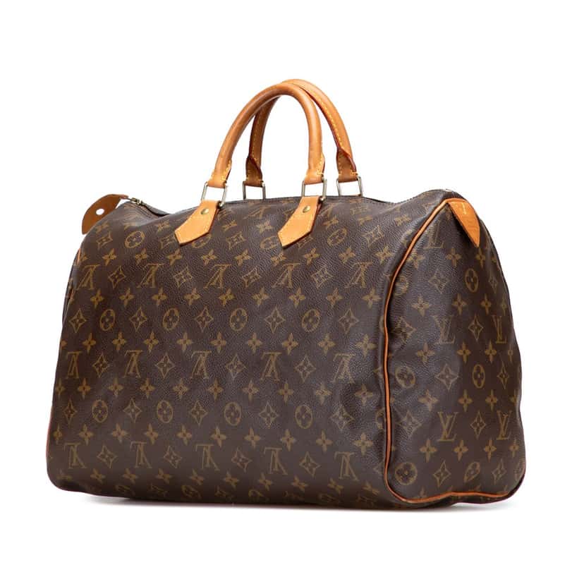 Louis Vuitton Monogram Speedy 40 Brown Canvas Good condition - Back View