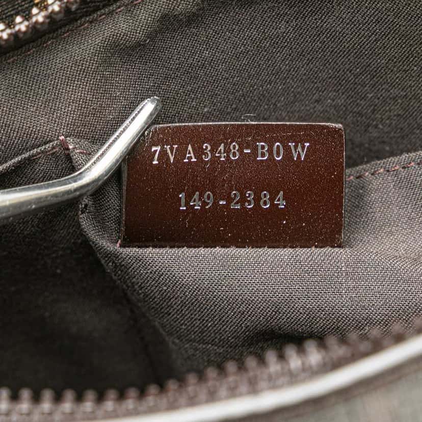 Fendi Zucca Coated Canvas Crossbody Brown Canvas Very good condition - Box View