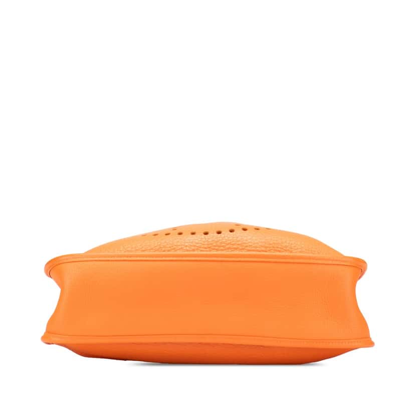 Hermès Clemence Evelyne I 33 Orange Leather Good condition - Inside View