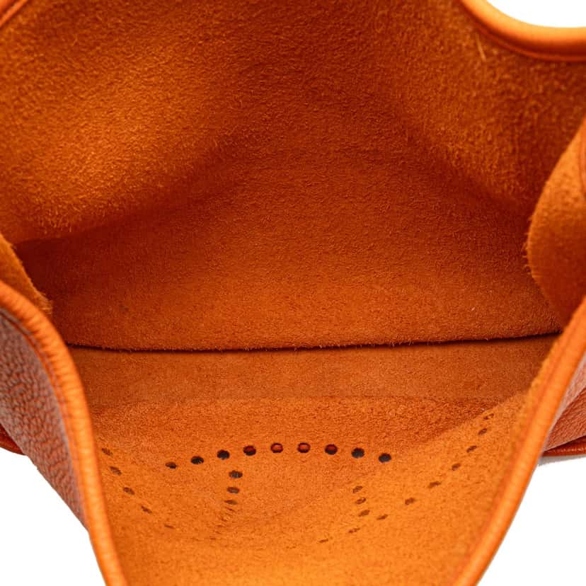 Hermès Clemence Evelyne I 33 Orange Leather Good condition - Model View