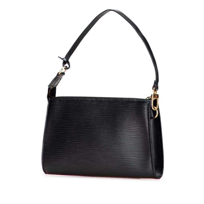 Louis Vuitton Epi Pochette Accessoires Black Leather Good condition - Back View