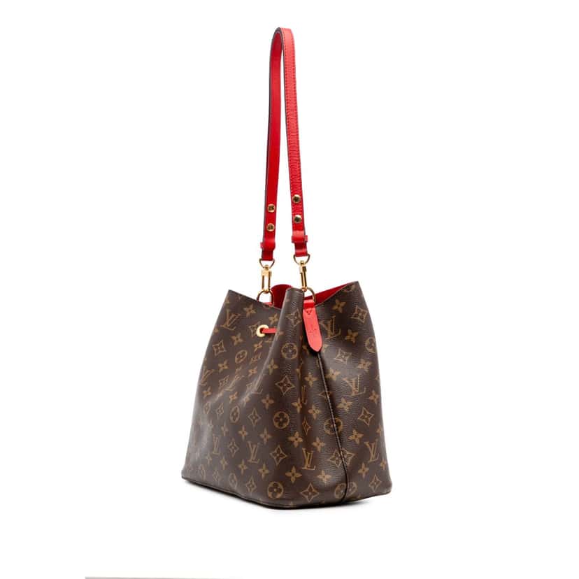 Louis Vuitton Monogram Neonoe MM Brown Canvas Good condition - Back View