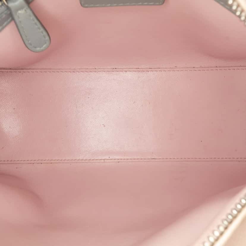 Dior Medium Tricolor Lambskin Cannage Lady Dior Pink Leather Good condition - Box View