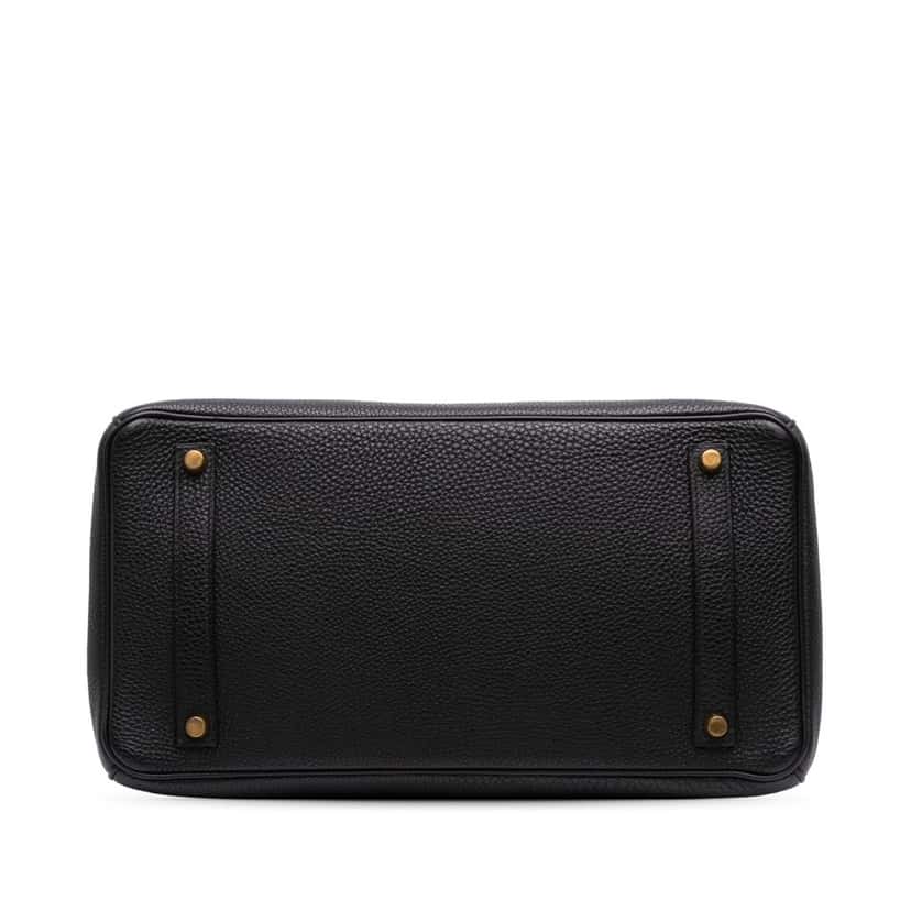 Hermès Togo Birkin Retourne 35 Black Leather Good condition - Inside View