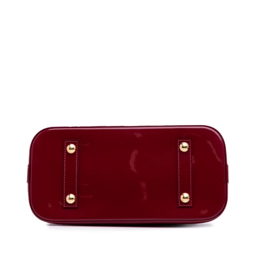 Louis Vuitton Monogram Vernis Alma PM Red Leather Good condition - Inside View