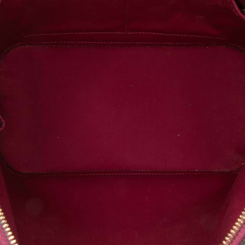 Louis Vuitton Monogram Vernis Alma PM Red Leather Good condition - Model View