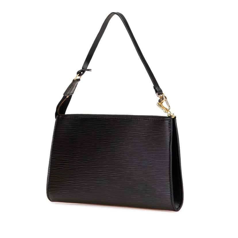 Louis Vuitton Epi Pochette Accessoires Black Leather Good condition - Back View