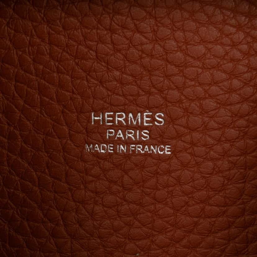 Hermès Bicolor Clemence and Swift Picotin Lock 18 Brown Leather Good condition - Box View