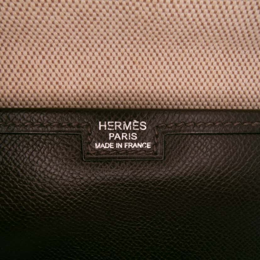 Hermès Epsom Jige PM Brown Leather Good condition - Box View