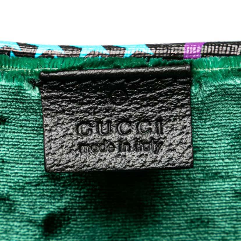 Gucci GG Supreme Psychedelic Guitar Case MultiColor Canvas Good condition - Box View