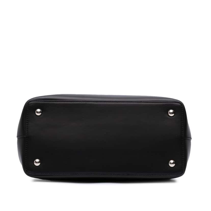 Fendi Petite Studded Leather 2Jours Satchel Black Leather Good condition - Inside View