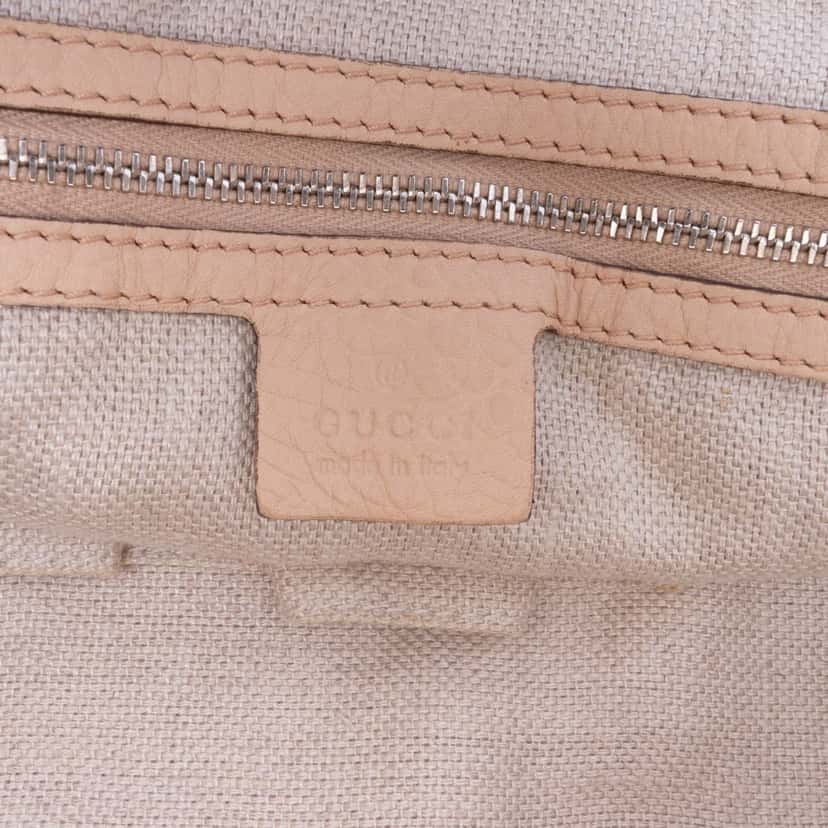 Gucci Large GG Canvas Icon Bit Satchel Brown Canvas Good condition - Box View