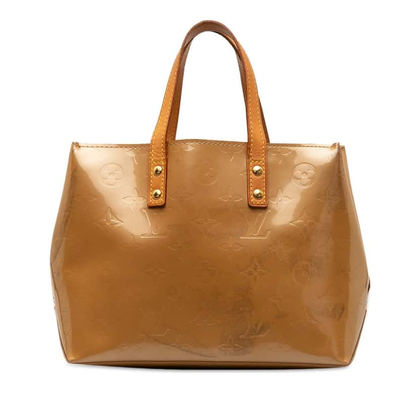 Louis Vuitton Monogram Vernis Reade PM Brown Leather Fair condition - Front View