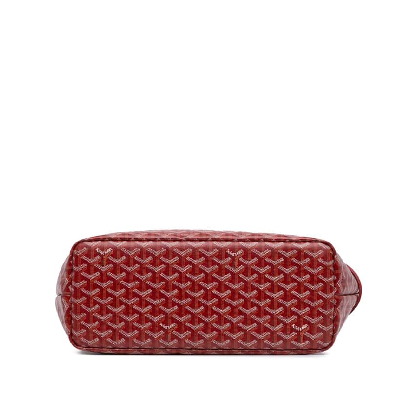 Goyard Goyardine Chien-Gris Pet Carrier Red Canvas Good condition - Inside View