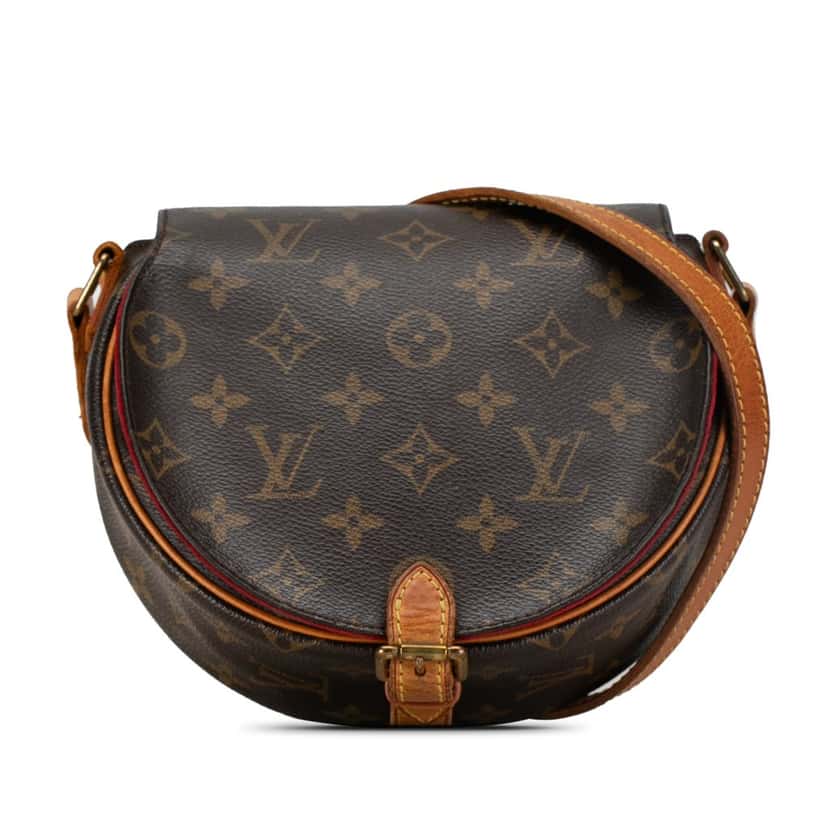 Louis Vuitton Monogram Sac Tambourine Brown Canvas Good condition - Front View