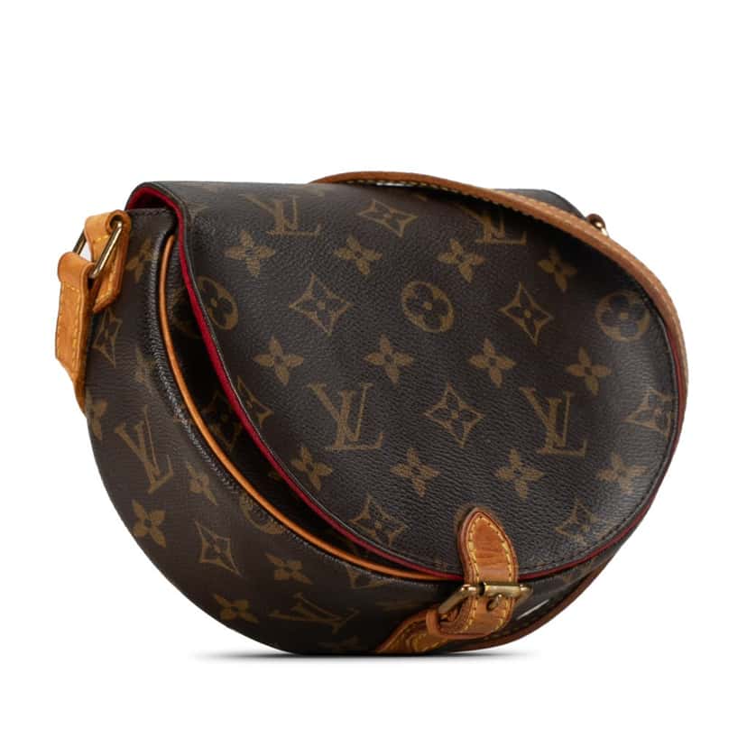 Louis Vuitton Monogram Sac Tambourine Brown Canvas Good condition - Back View