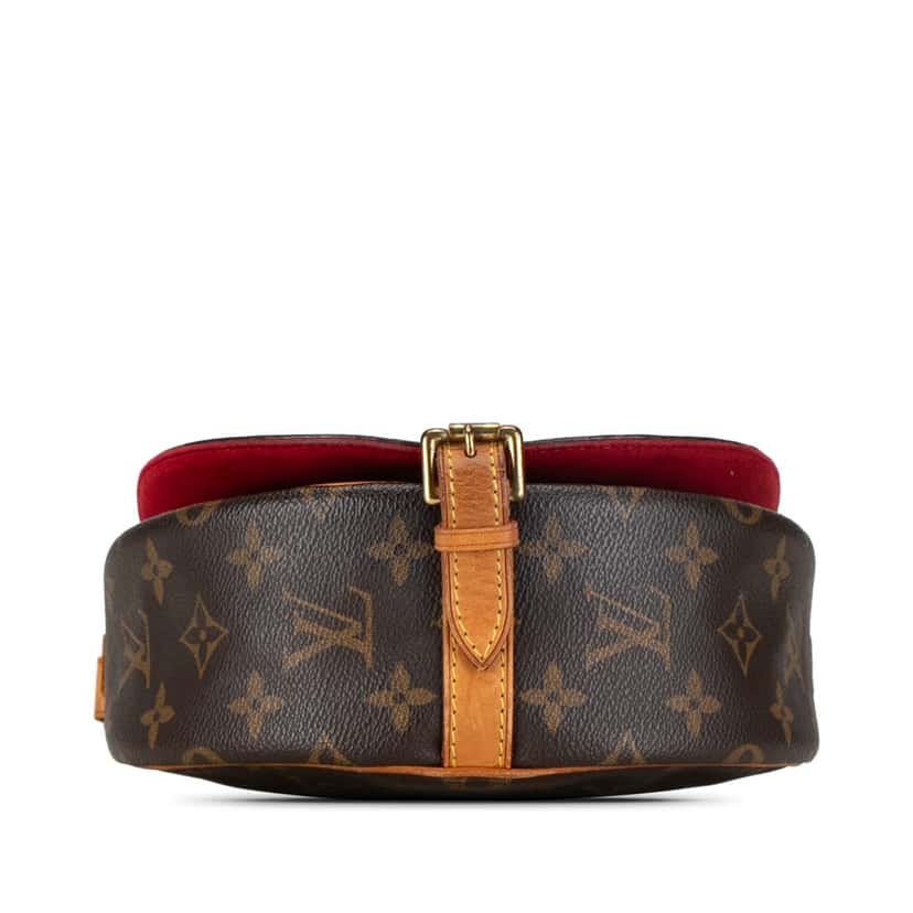 Louis Vuitton Monogram Sac Tambourine Brown Canvas Good condition - Model View