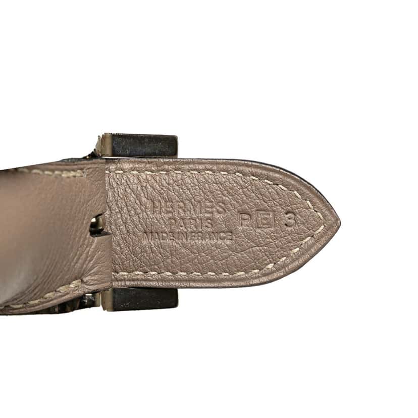 Hermès Clemence Trim II 38 Brown Leather Good condition - Box View