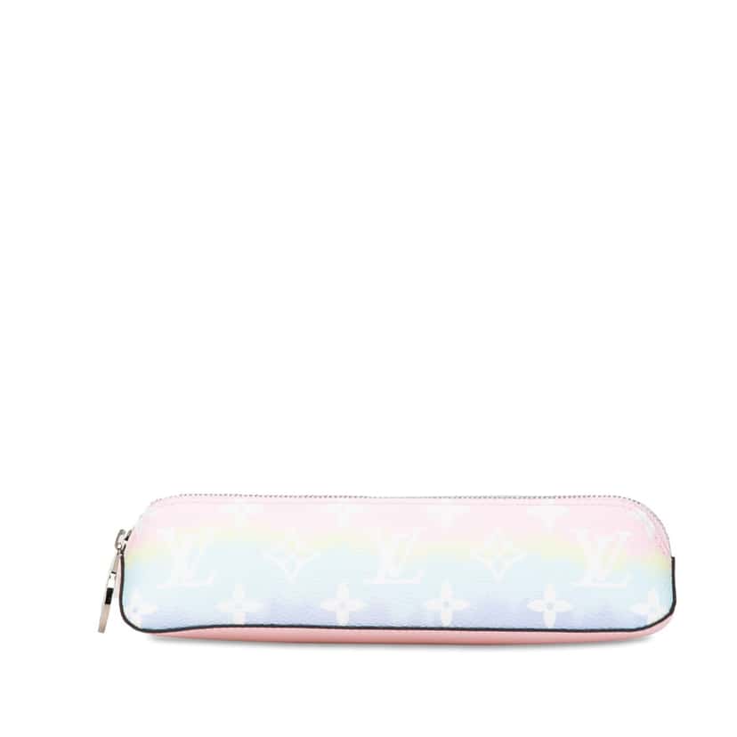 Louis Vuitton Monogram Giant Escale Elizabeth Pencil Case MultiColor Canvas Good condition - Front View