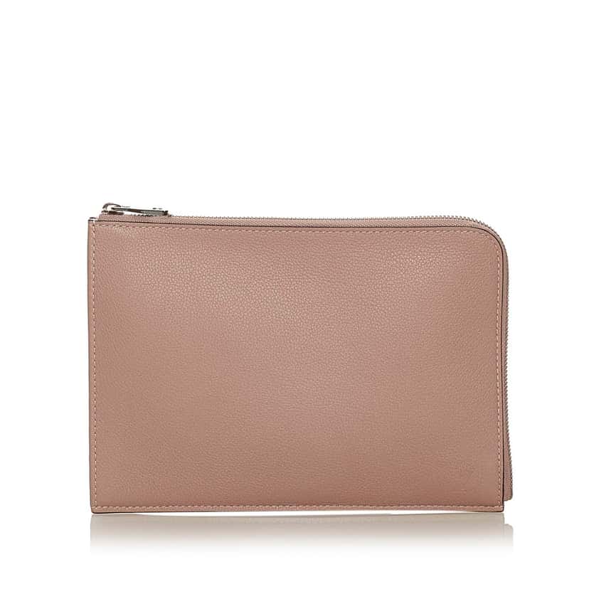 Louis Vuitton Taurillon Pochette Jour PM Pink Leather Very good condition - Front View