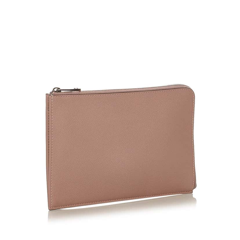 Louis Vuitton Taurillon Pochette Jour PM Pink Leather Very good condition - Back View