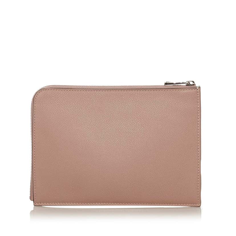 Louis Vuitton Taurillon Pochette Jour PM Pink Leather Very good condition - Inside View
