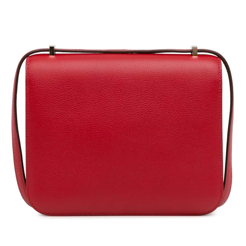 Hermès Mini Evercolor Constance 18 Red Leather Good condition - Inside View