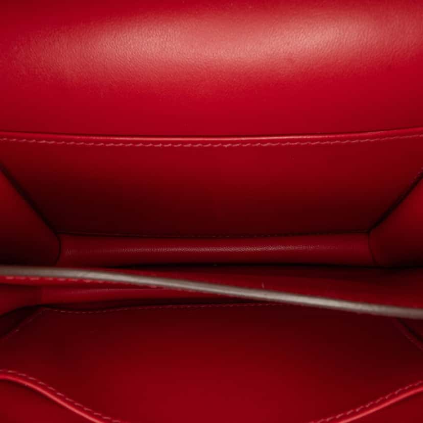 Hermès Mini Evercolor Constance 18 Red Leather Good condition - Box View