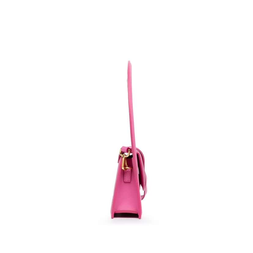 Jacquemus Calfskin Le sac Rond Pink Leather Good condition - Inside View