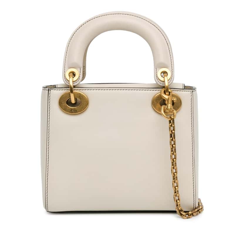 Dior Limited Edition Niki De Saint Phalle Mini Calfskin Dragon Lady Dior White Leather Good condition - Inside View