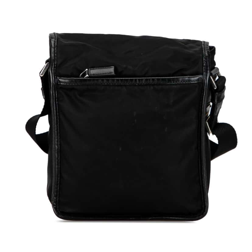 Prada Tessuto Buckle Messenger Bag Black Good condition - Inside View