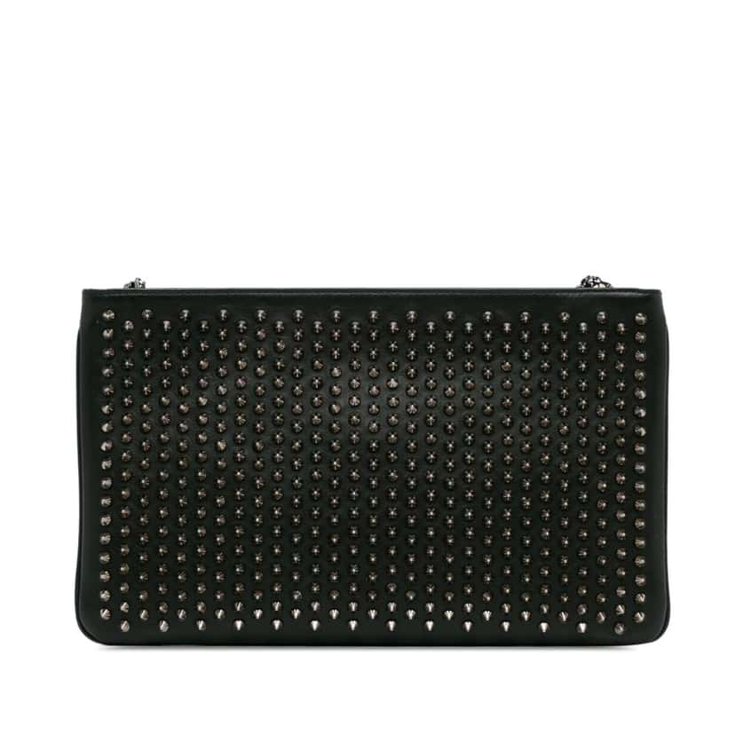 Christian Louboutin Studded LoubiPosh Crossbody Black Leather Good condition - Inside View