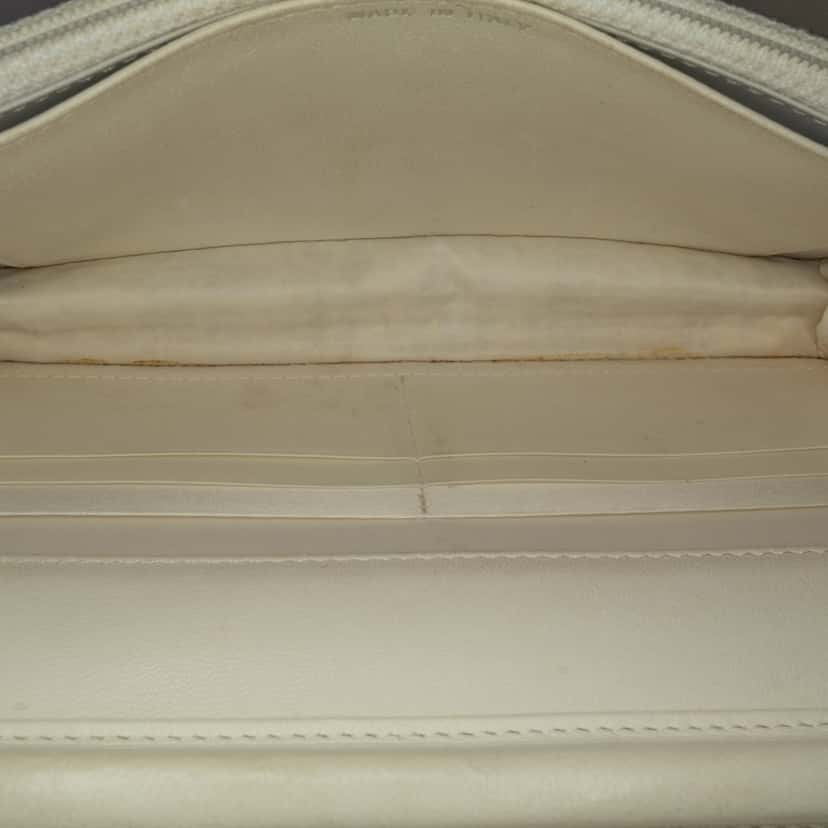 Chanel CC Coated Tweed Wallet On Chain Brown Canvas Very good condition - Box View