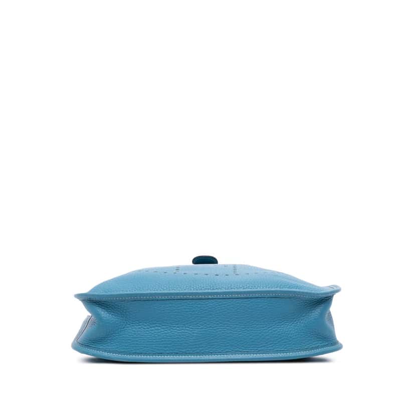 Hermès Clemence Evelyne I 29 Blue Leather Good condition - Inside View