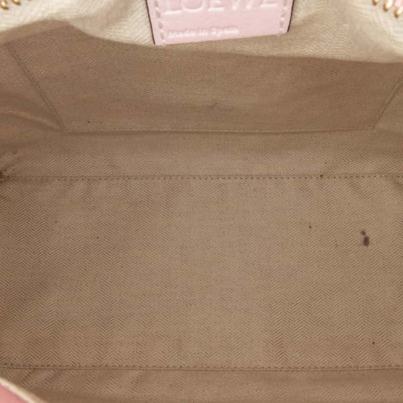 Loewe Small Calfskin Puzzle Satchel Pink Leather Good condition - Box View