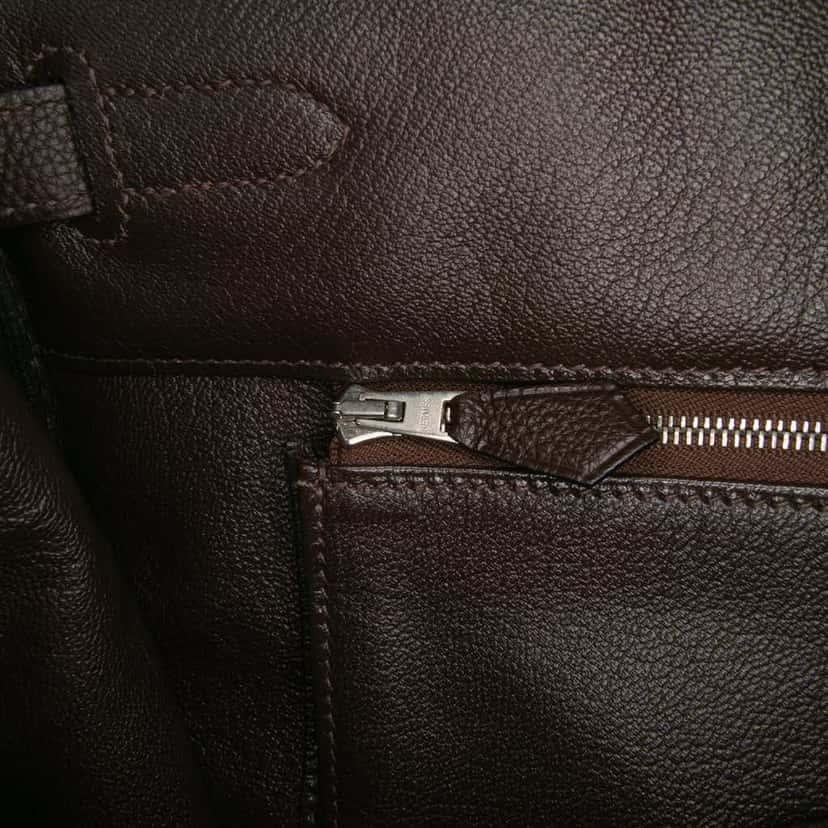 Hermès Togo Birkin Retourne 35 Brown Leather Good condition - Box View