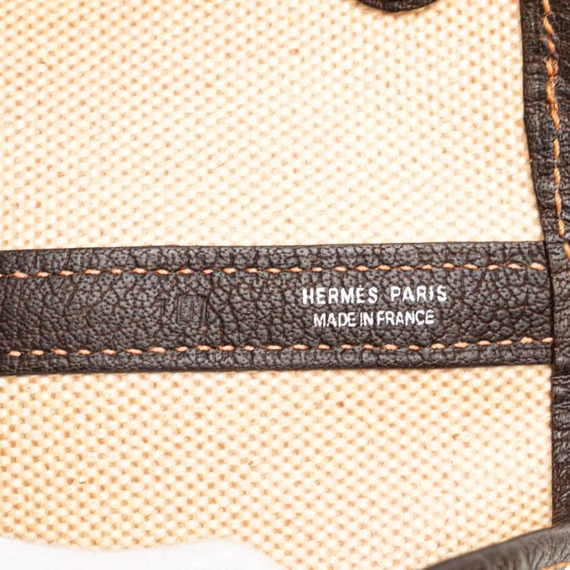 Hermès Toile and Negonda Garden Party 36 Brown Canvas Good condition - Box View