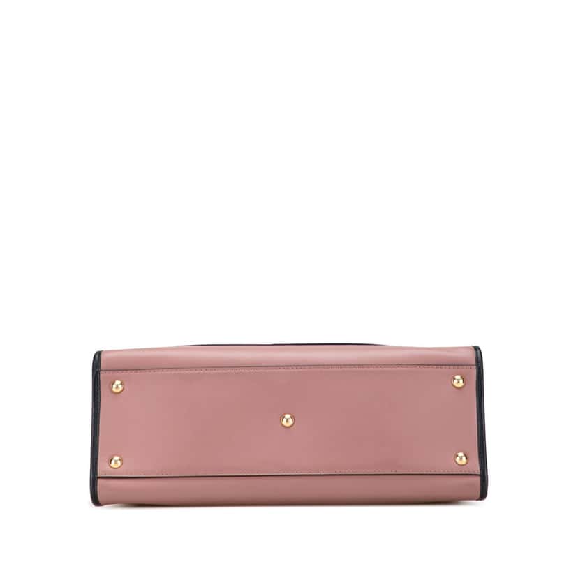Fendi Medium Leather Runaway Satchel Pink Leather Good condition - Inside View