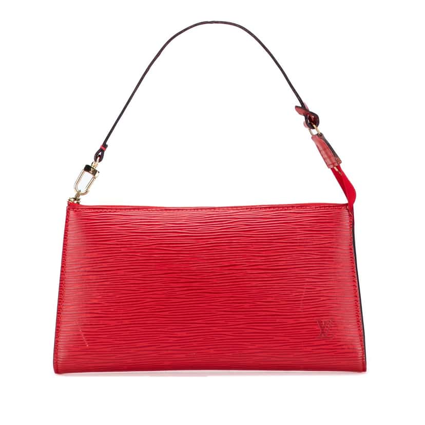 Louis Vuitton Epi Pochette Accessoires Red Leather Good condition - Front View
