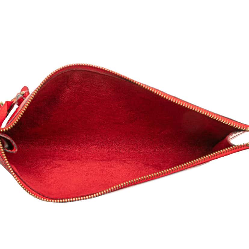 Louis Vuitton Epi Pochette Accessoires Red Leather Good condition - Model View