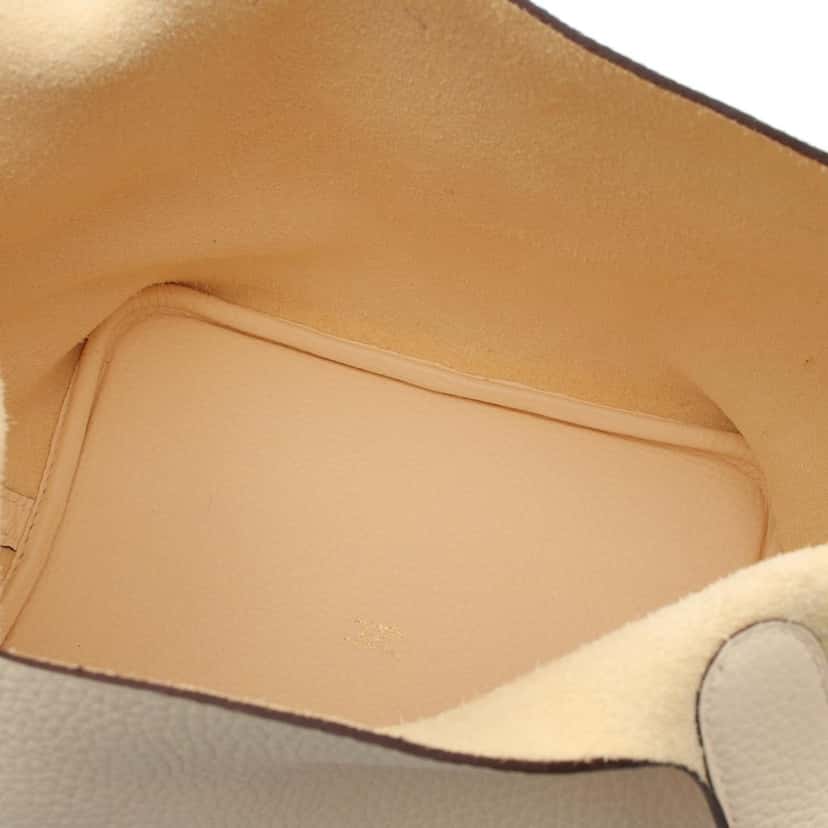 Hermès Clemence Picotin Lock 22 White Leather Good condition - Model View