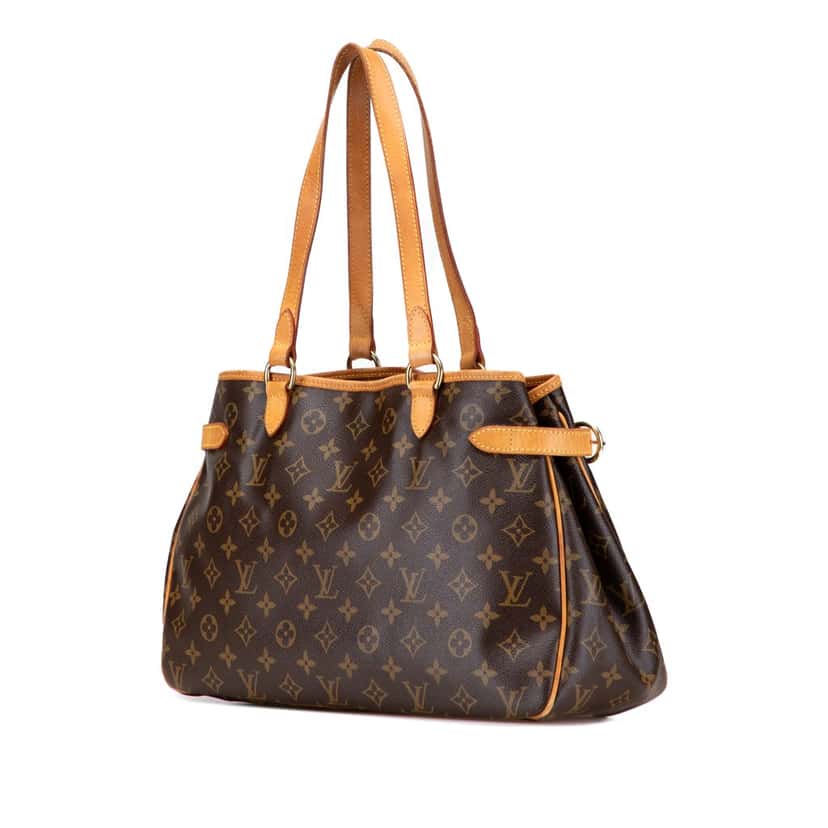 Louis Vuitton Monogram Batignolles Horizontal Brown Canvas Good condition - Back View