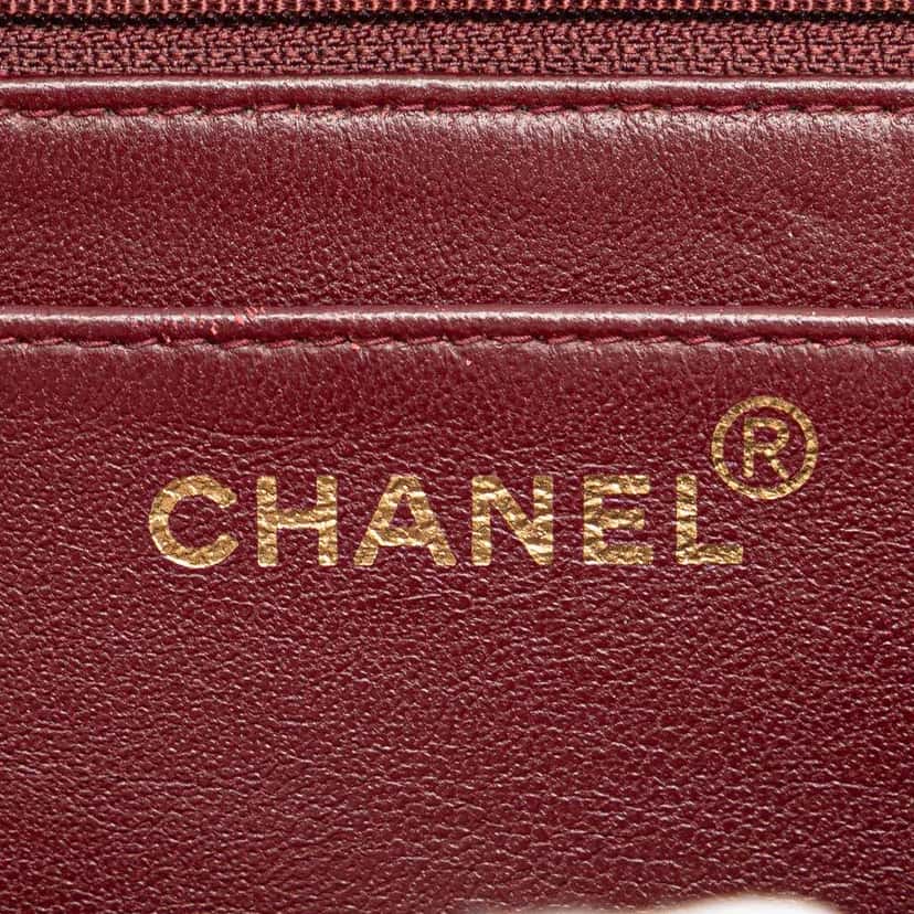 Chanel Jumbo XL Classic Lambskin Single Flap Black Leather Good condition - Box View