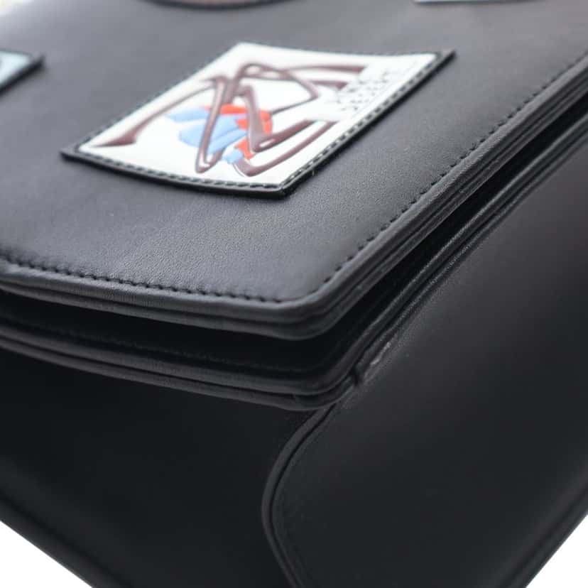 Dior Medium Calfskin Paradise Diorama Flap Black Leather Good condition - Box View