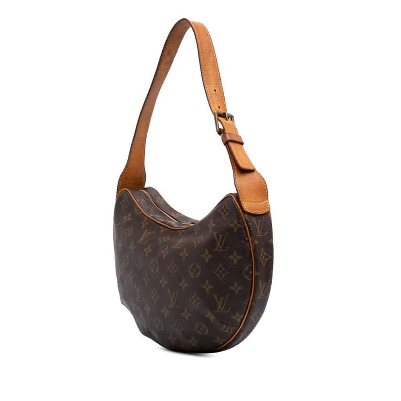 Louis Vuitton Monogram Croissant MM Brown Canvas Good condition - Back View