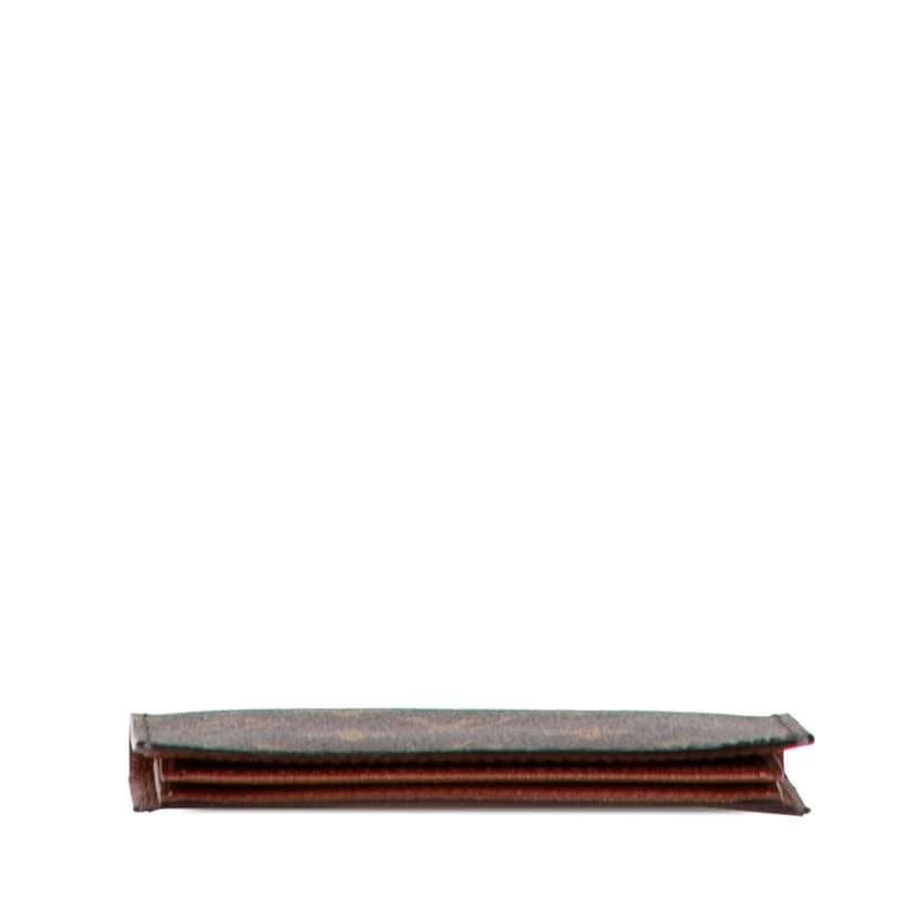 Louis Vuitton Monogram Card Holder Brown Canvas Good condition - Inside View