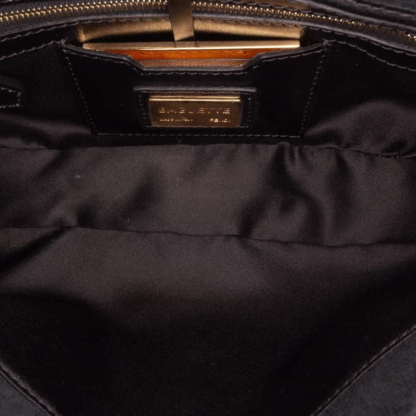 Fendi Medium Sequin Baguette Yellow Good condition - Model View