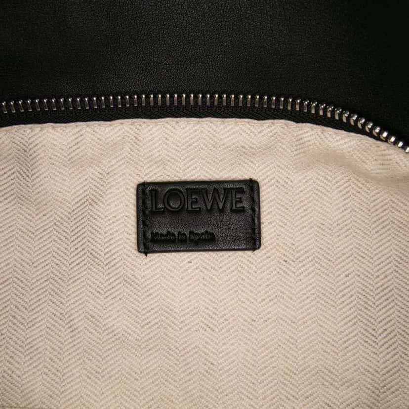 Loewe Medium Tricolor Calfskin Puzzle Satchel Green Leather Good condition - Box View