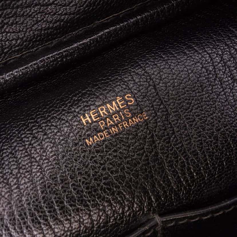 Hermès Toile and Clemence Plume 32 Brown Canvas Good condition - Box View