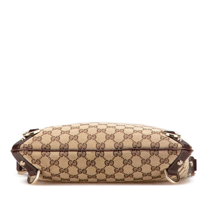 Gucci GG Canvas Abbey D Ring Crossbody Brown Canvas Good condition - Inside View